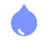 Water drop icon for hot water extraction carpet cleaning